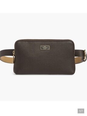 Kate Spade  Black  Saffiano Leather Belt Bag with Gold Hardware L/XL